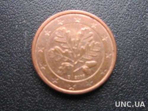 1 евроцент Германия 2008 D
