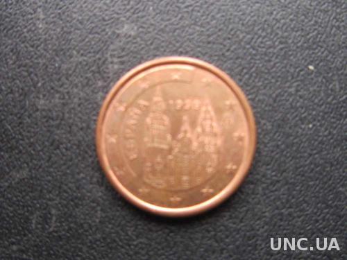 1 евроцент Испания 1999
