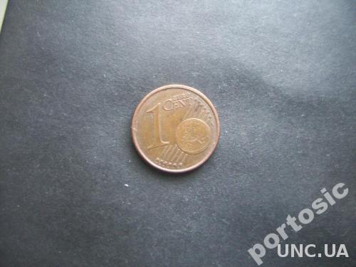 1 евроцент Италия 2002
