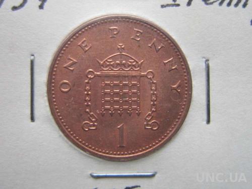 1 пенни Великобритания 1994
