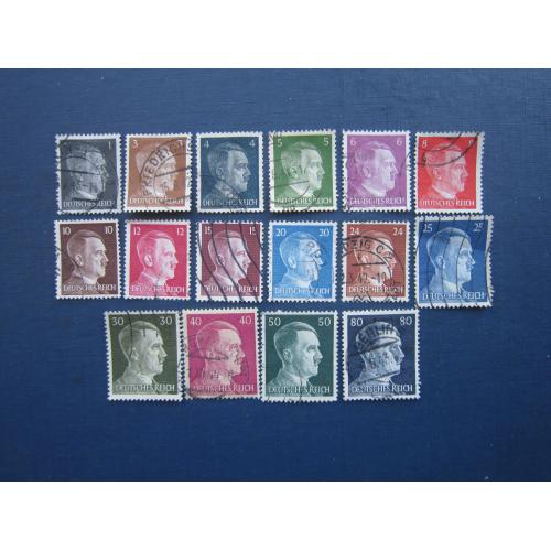 16 марок Німеччина Рейх 1941 стандарт Гітлер гаш