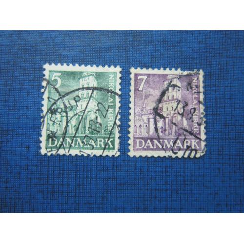 2 марки Дания 1936 Кирха Святого Николая гаш КЦ 4 $