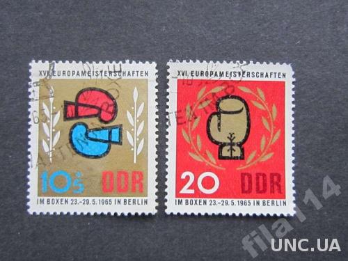 2 марки ГДР 1965 бокс полная
