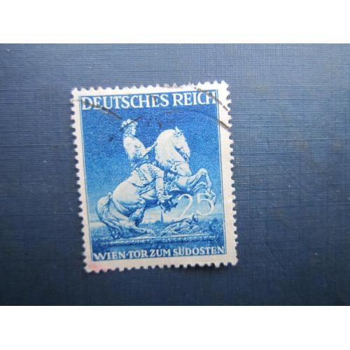 Марка Німеччина Рейх 1941 архітектура Весняний ярмарок Відень 25 пф гаш