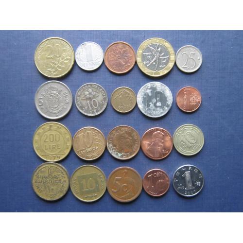 20 монет мира микс без повторов одним лотом хорошее начало коллекции №3