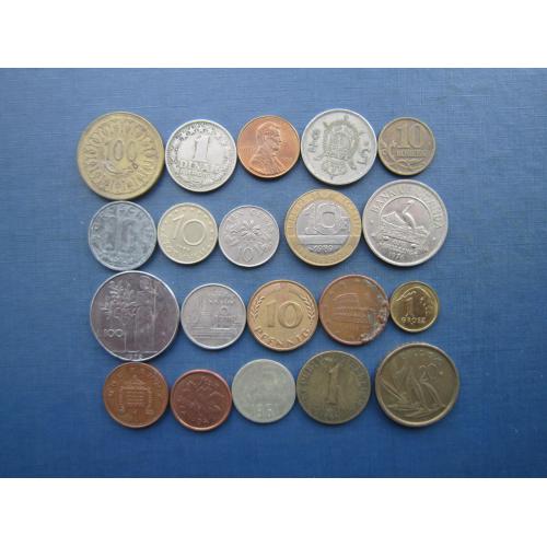 20 монет Миру мікс без повторів одним лотом гарний початок коллекції №8