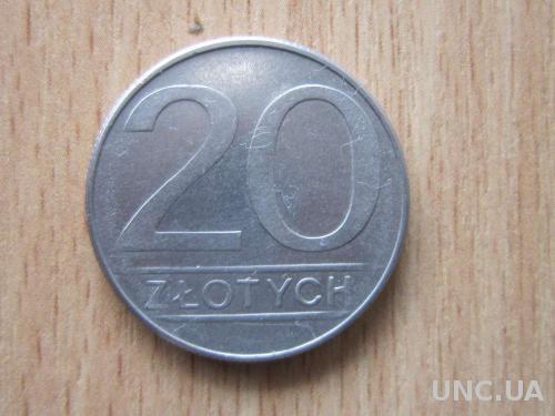 20 злотых Польша 1987
