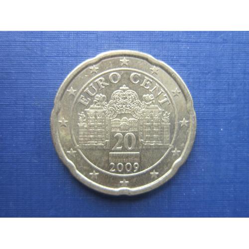 Монета 20 евроцентов Австрия 2009