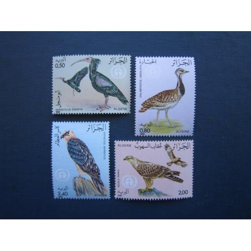 4 марки Алжир 1982 фауна птахи орнітологія MNH КЦ 7.5 $