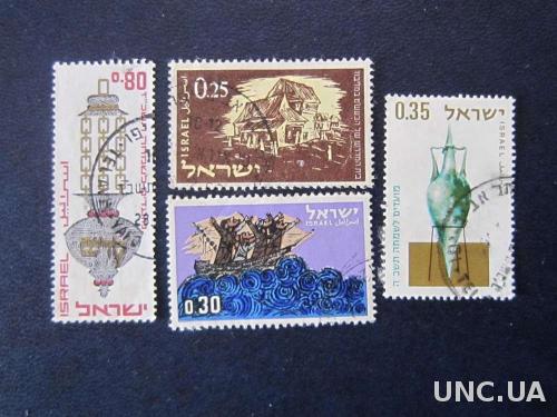 4 марки Израиль разная тематика
