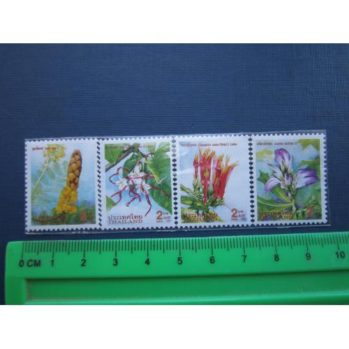 4 марки Таїланд 1997 флора квіти MNH