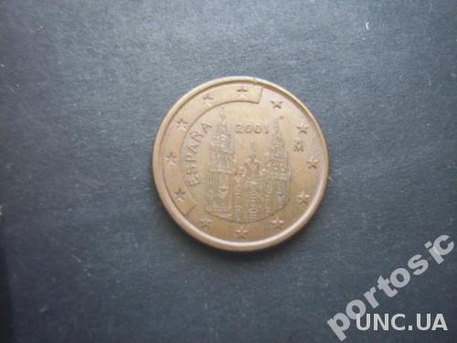 5 евроцентов Испания 2001
