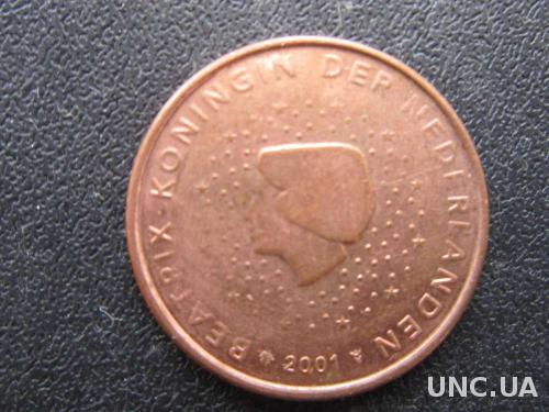 5 евроцентов Нидерланды 2001
