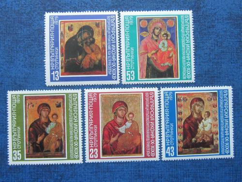 5 марок Болгария 1979 искусство живопись иконы КЦ 5$  MNH