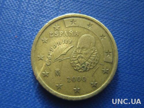 50 евроцентов Испания 2000
