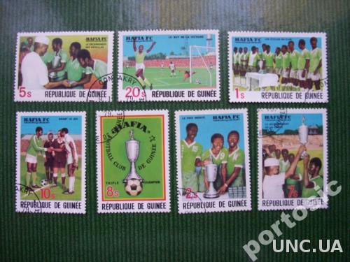 7 марок гвинея футбол 1979
