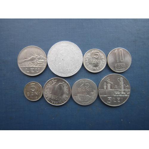8 монет Румунії одним лотом гарний початок коллекції
