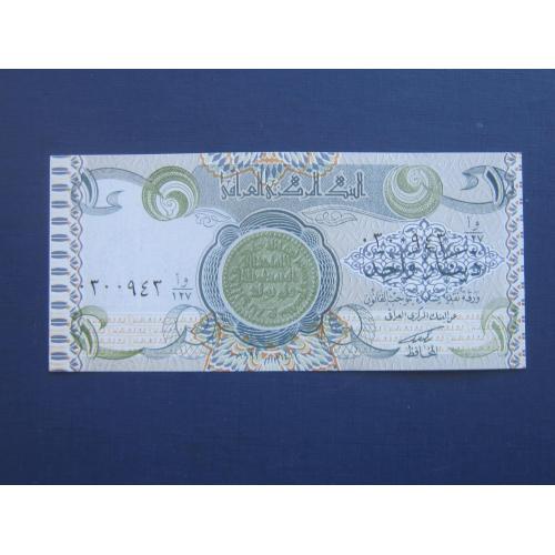Банкнота 1 динар Ирак 1992 UNC пресс