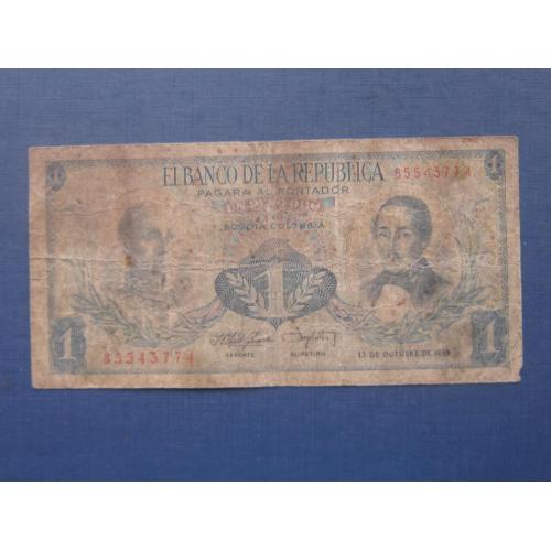 Банкнота 1 доллар Канада 1973