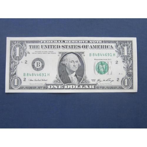 Банкнота 1 доллар США 2006 В 2 UNC пресс