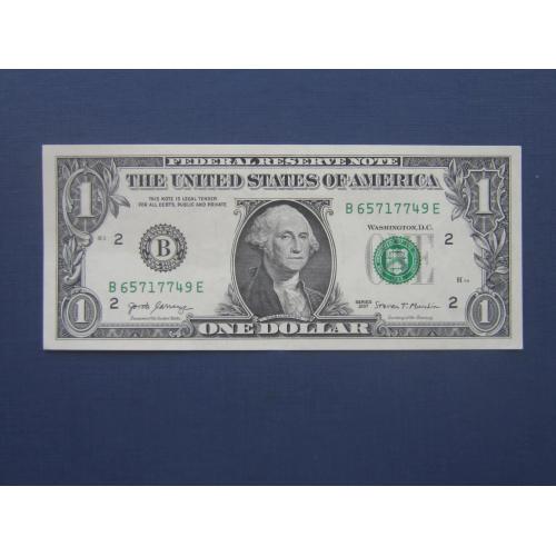 Банкнота 1 доллар США 2017 2 В состояние XF+