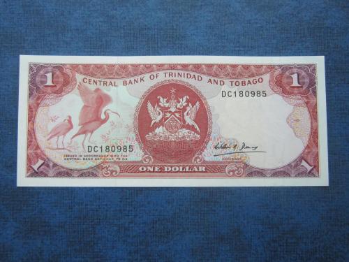Банкнота 1 доллар Тринидад и Тобаго 1985 UNC пресс