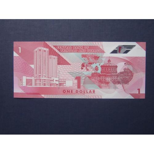 Банкнота 1 доллар Тринидад и Тобаго 2020 полимер фауна птица UNC пресс
