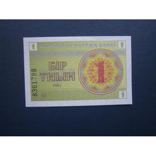 Банкнота 1 тіин Казахстан 1993 UNC прес