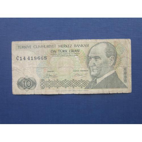 Банкнота 10 лир Турция 1970 (1979)