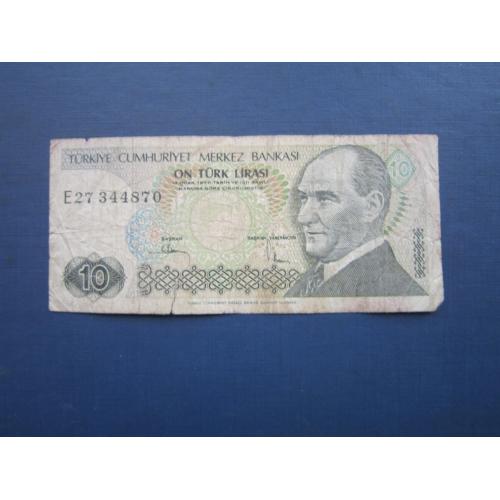 Банкнота 10 лір Туреччина 1970 (1979)