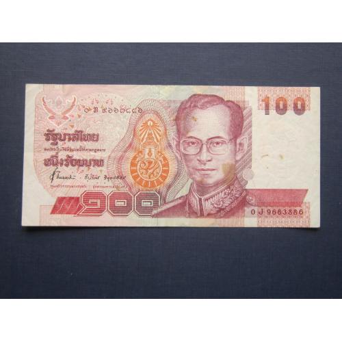 Банкнота 100 бат Таиланд 1994 состояние VF+