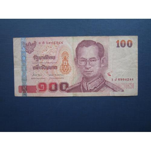 Банкнота 100 батов Таиланд 2005 из обращения
