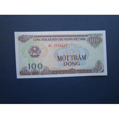 Банкнота 100 донг Вьетнам 1991 UNC пресс