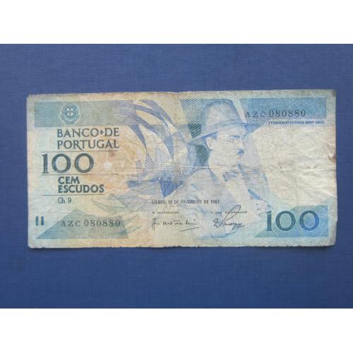 Банкнота 100 ишкуду Португалия 1987 №2
