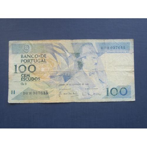 Банкнота 100 ишкуду Португалия 1987