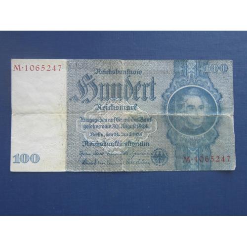 Банкнота 100 марок Германия Рейх 1935