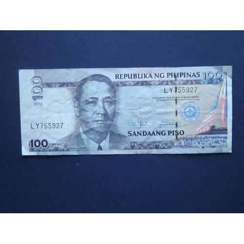 Банкнота 100 писо Филиппины 2012