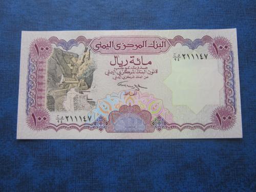 Банкнота 100 риал Йемен 1993 UNC пресс