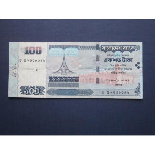 Банкнота 100 така Бангладеш 2004 состояние VF
