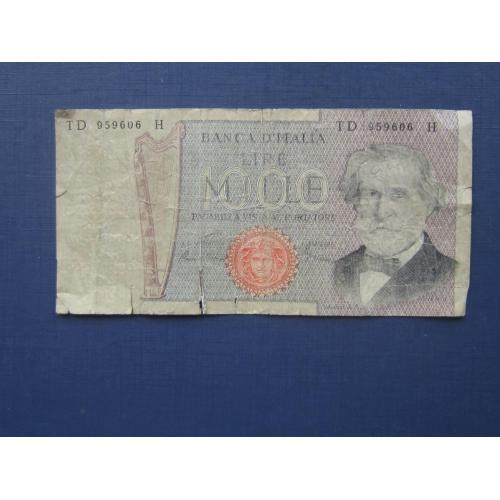 Банкнота 1000 лир Италия 1969 (1977) Джузеппе Верди