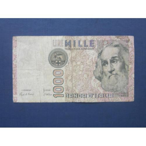 Банкнота 1000 лир Италия 1982 Марко Поло