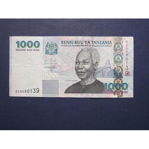 Банкнота 1000 шиллингов Танзания 2006
