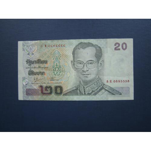 Банкнота 20 бат Таиланд 2003 состояние