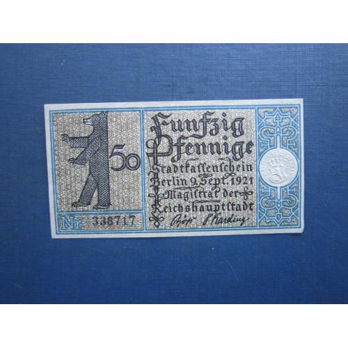 Банкнота 50 пфенігів Німеччина 1921 нотгельд Берлін Панков
