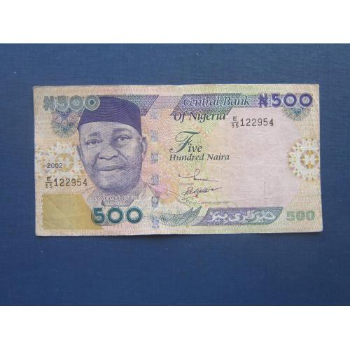 Банкнота 500 найра Нигерия 2002
