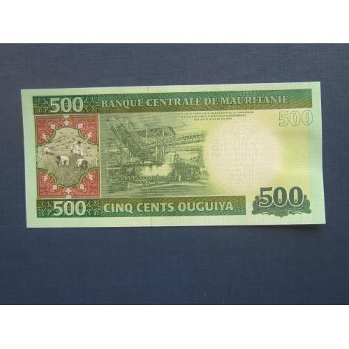 Банкнота 500 угий Мавритания 2013 UNC пресс