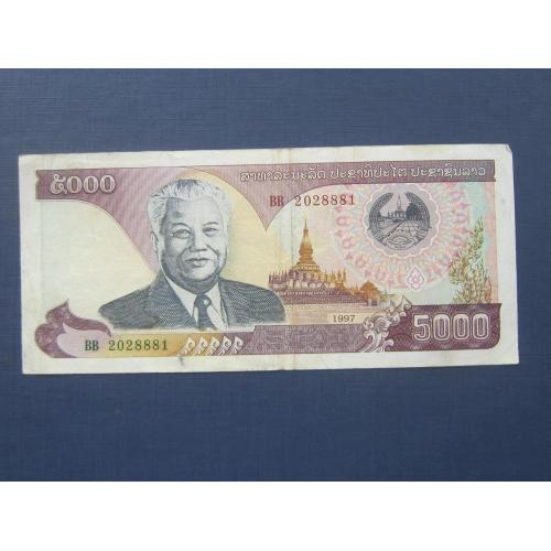 Банкнота 5000 кип Лаос 1997