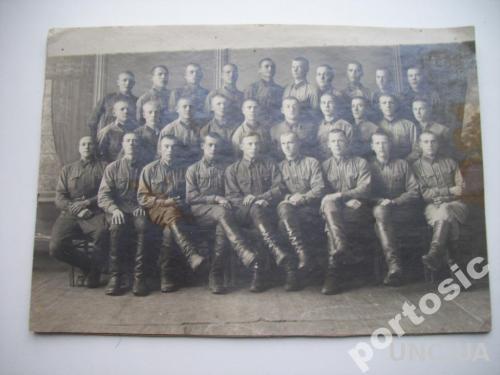 довоенное фото солдаты и командиры (Взвод?)
