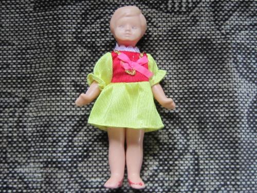 Кукла в платье  пластмасса СССР 18 см