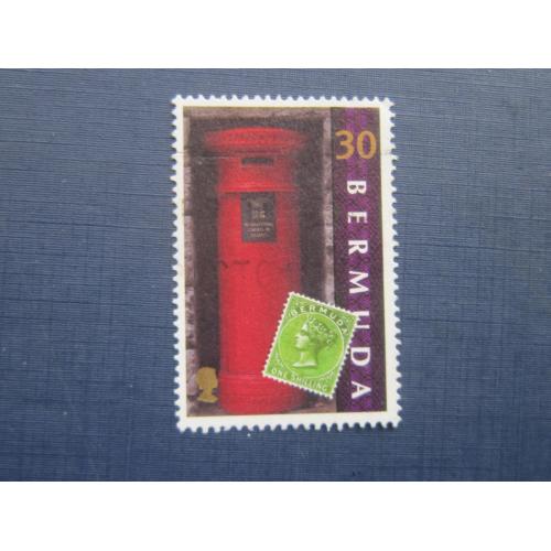 Марка Бермудские острова Бермуды 1999 почта марка на марке 30 центов гаш